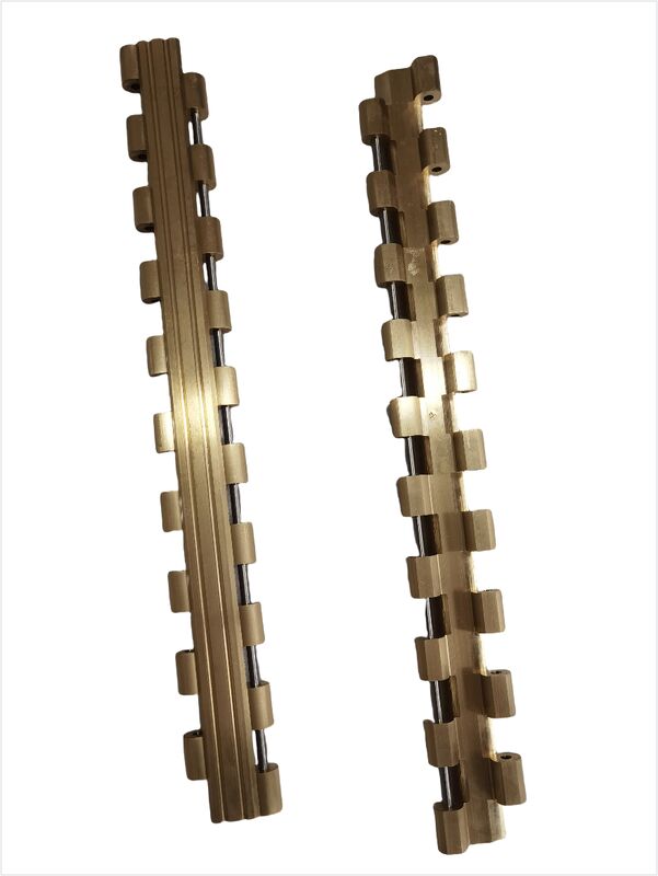 Manganese Brass Band Slat Chain Links for SD5 Tobacco Cutter with Yellow Color